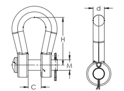 Eslabón clevis