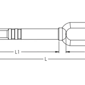 GRAPA DE COMPRESION PARA CABLE DE GUARDA