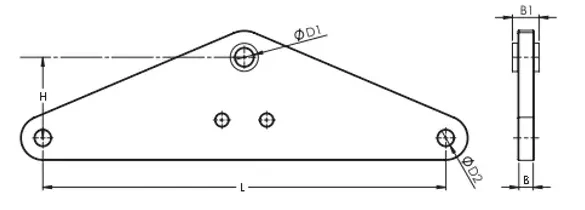 Yugo triangular